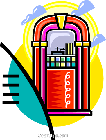 365x480 Jukebox Royalty Free Vector Clip Art Illustration Vc060132