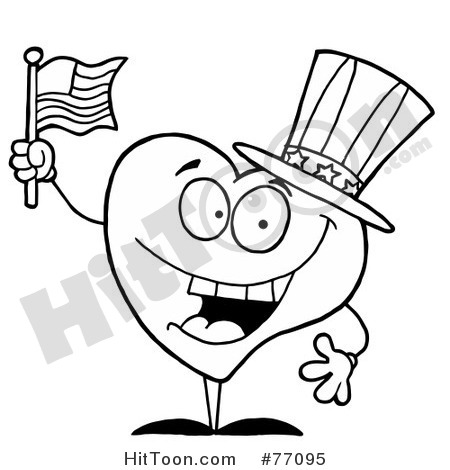 450x470 Month Of July Black And White Clipart