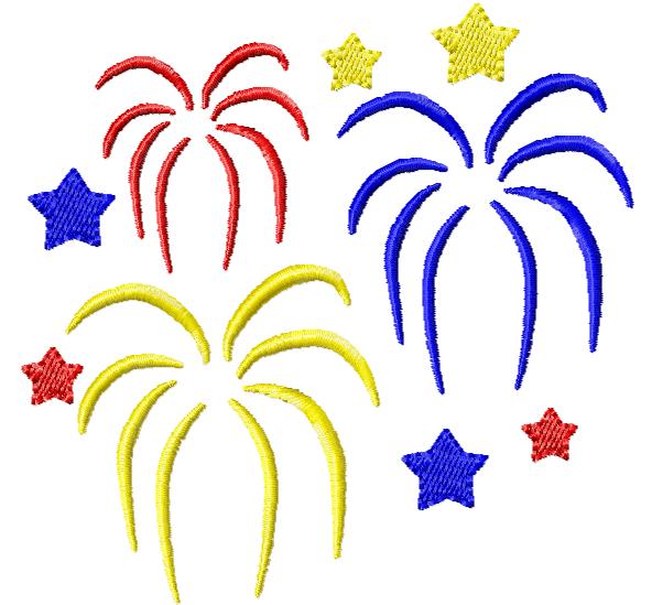 592x549 4th July Fireworks Clip Art Cliparts