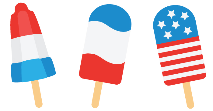 700x366 Rocket Clipart Patriotic