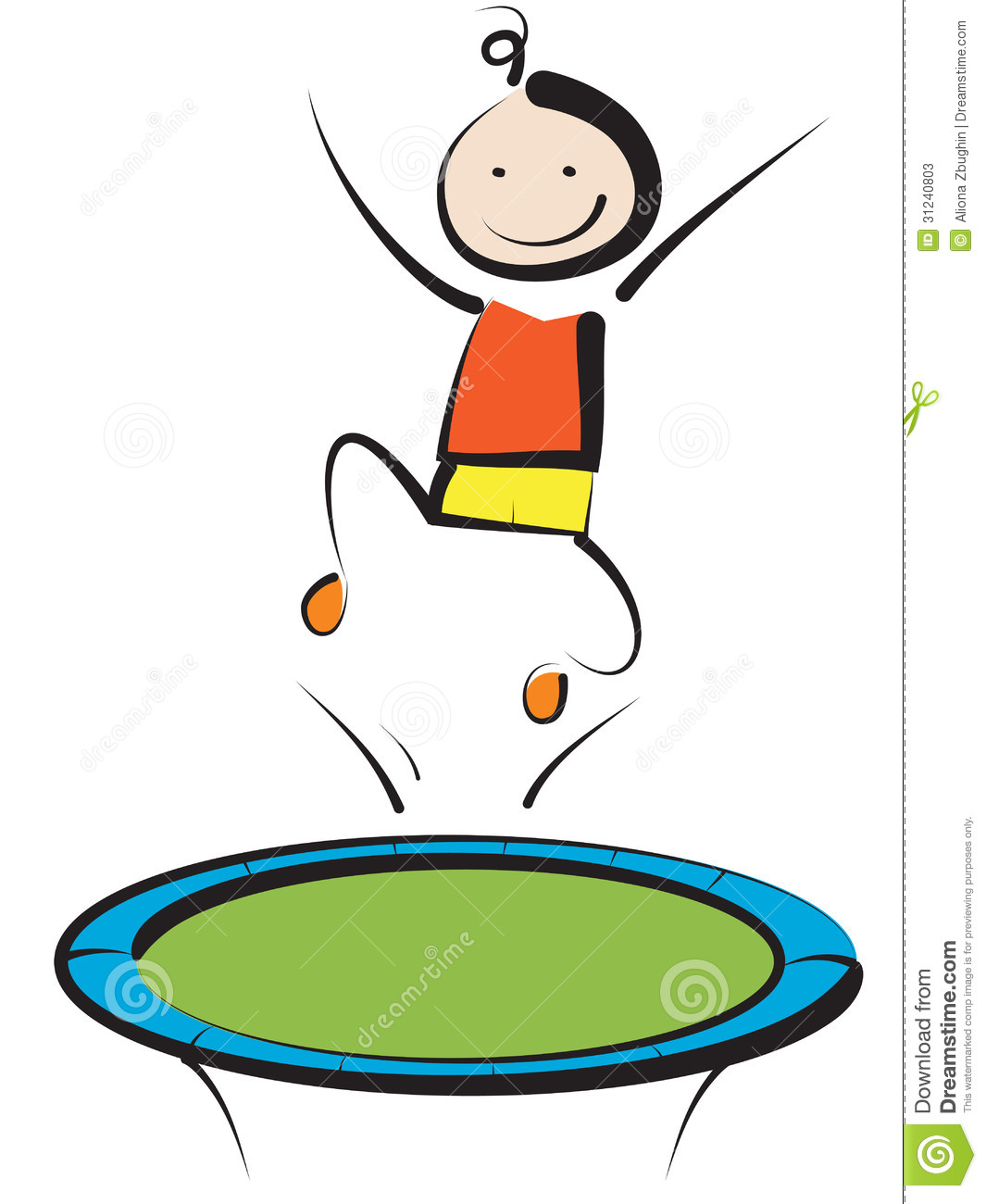 1065x1300 A Jump On Trampoline Clipart