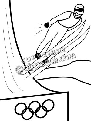 300x400 Ski Jumper Clip Art Cliparts