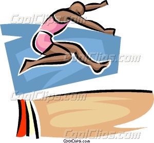 300x279 Long Jumper Vector Clip Art