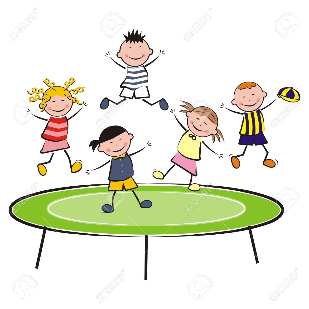 1300x1300 Jump Clipart Trampoline