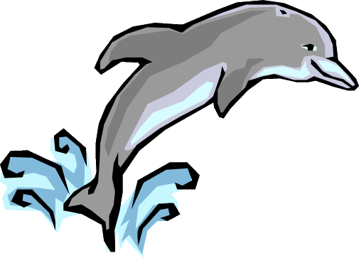 Jumping Dolphin Clipart