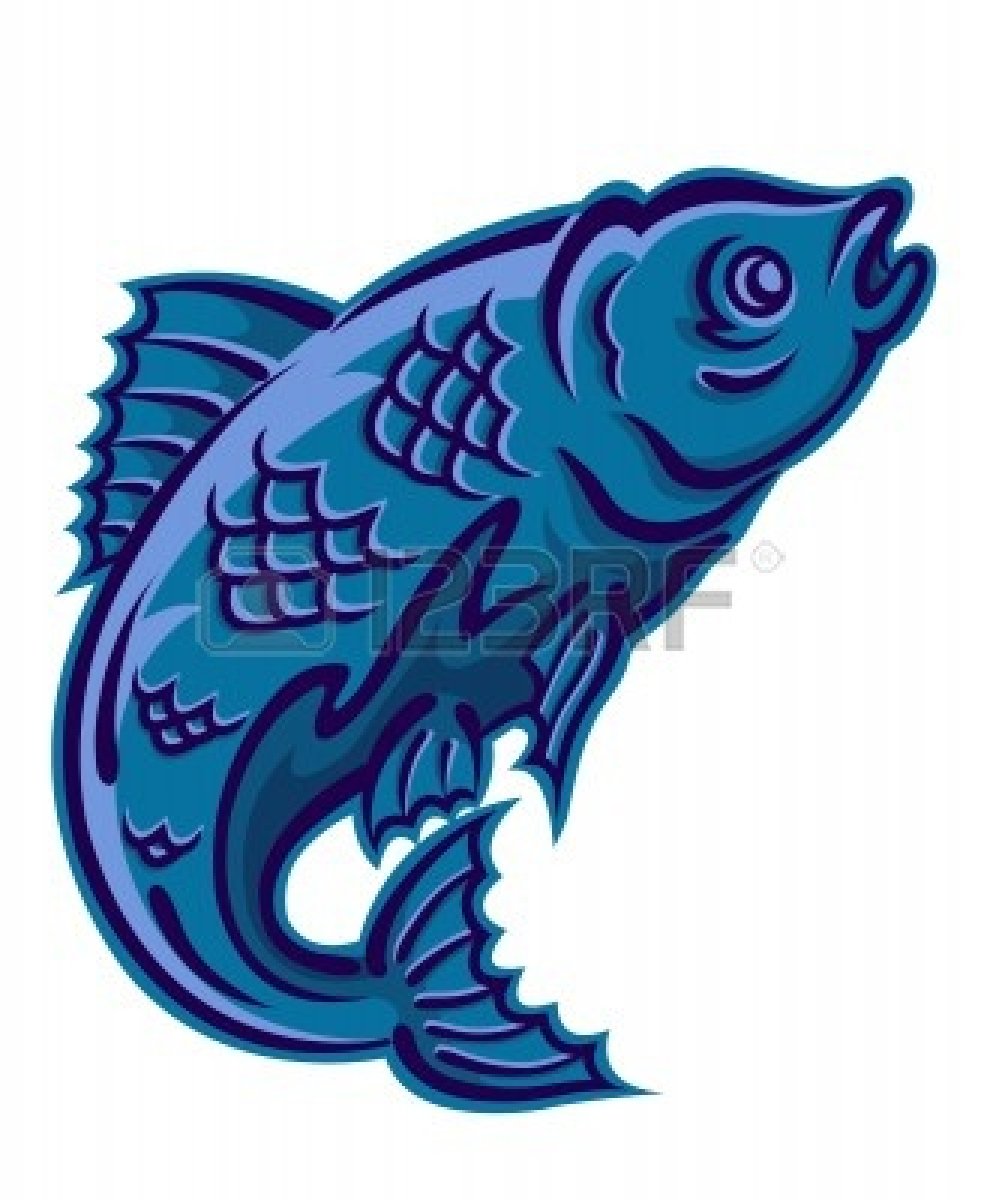 984x1200 Jumping Fish Clipart