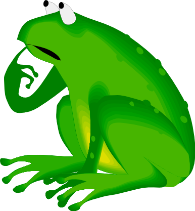 386x417 Jumping Frog Clipart
