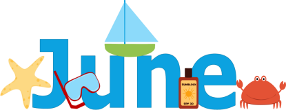 415x161 61 Free June Clipart