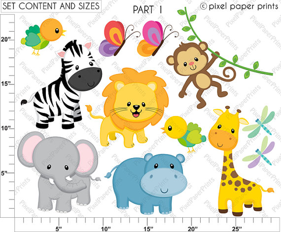 Jungle Animal Clipart Images | Free download on ClipArtMag