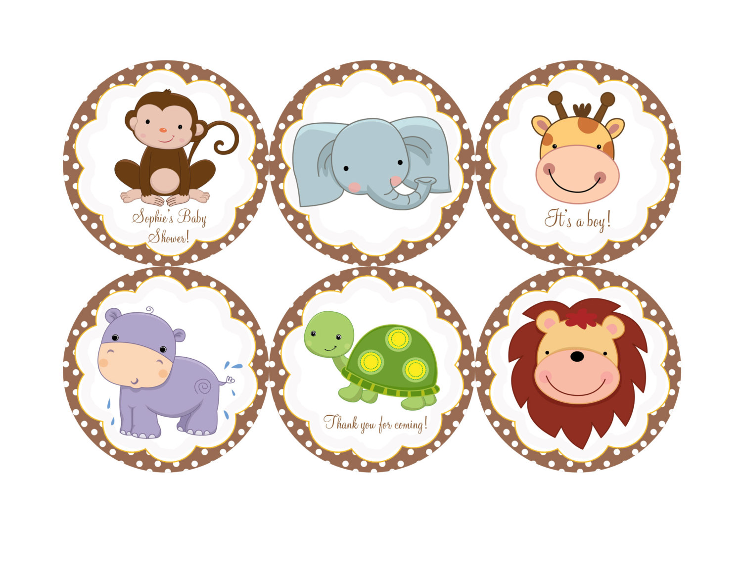 1500x1166 Safari Baby Shower Clipart