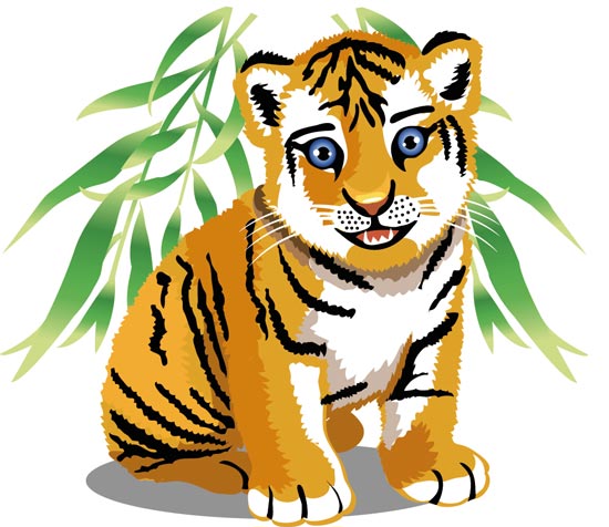 550x476 Tiger Clipart Jungle Animal