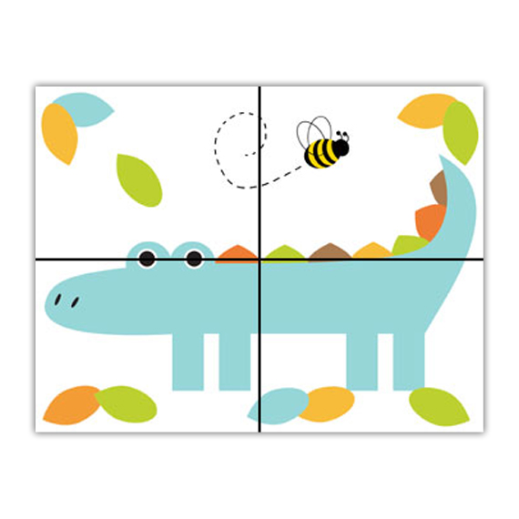 570x570 Safari Nursery Decor Alligator Decal Jungle Animals Wall Sticker