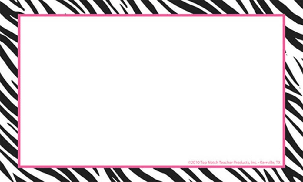 1000x600 Zebra Print Border Clip Art Clipart Panda