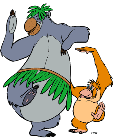 383x449 Jungle Book Clip Art