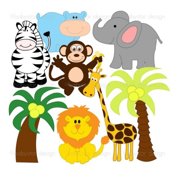 570x570 Free Jungle Clip Art