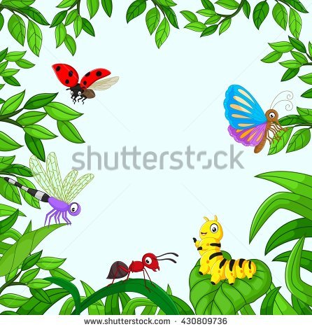 446x470 Bugs Clipart Jungle