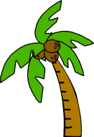 137x200 Jungle Trees Clipart