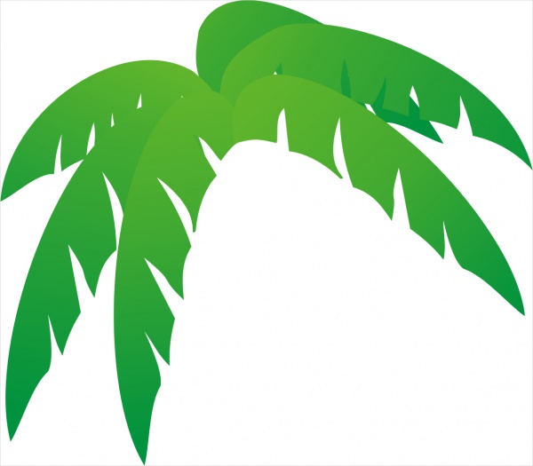 600x525 Palm Tree Leaf Clipart