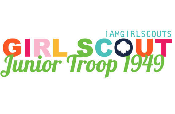 570x371 Personalized Girl Scout Junior Troop Logo