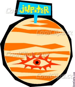 257x300 Planet Jupiter Vector Clip Art