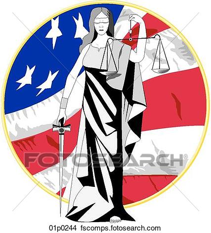 427x470 Clipart Of Lady Justice 01p0244
