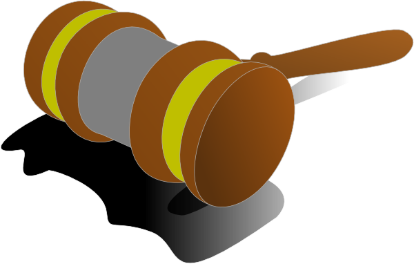 600x382 Justice Gavel Color 2 Clip Art