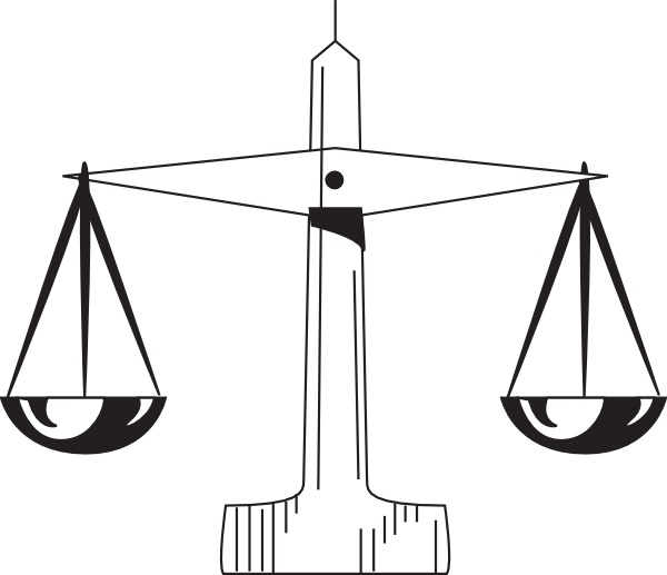 600x517 Scale Of Justice Clip Art Free Vector In Open Office Drawing Svg