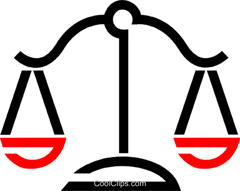 480x381 Scales Of Justice Royalty Free Vector Clip Art Illustration