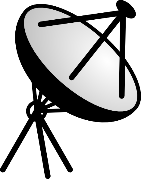 468x592 Satellite Dish Clip Art
