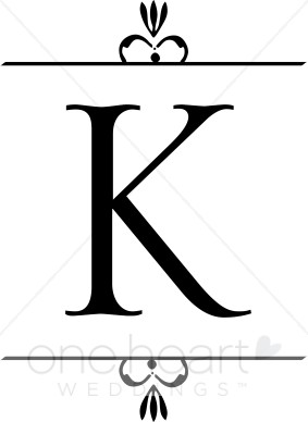 283x388 Wedding Monogram K Clipart Wedding Monograms