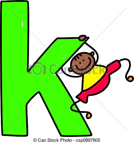 439x470 Letter K Clipart