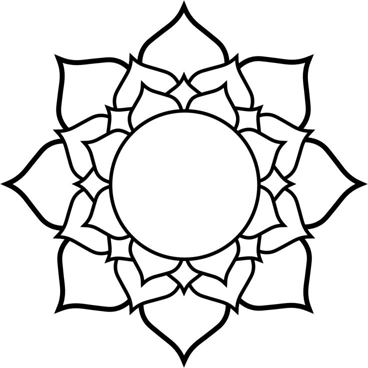 736x736 Lotus Clipart Drawn