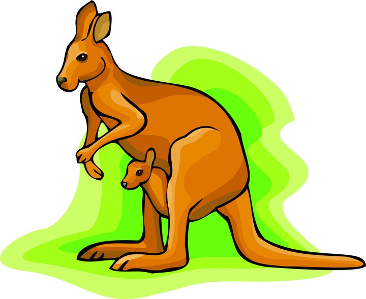 720x589 Kangaroo Cartoon Clipart Free Clip Art Images Id 75733 Clipart