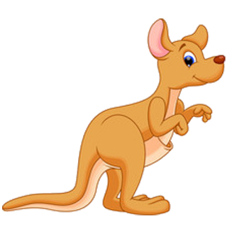 320x320 Kangaroo Clipart