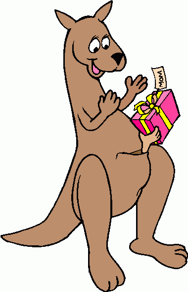 380x588 Kangaroo Clipart Christmas