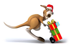 237x160 Kangaroo Clipart Christmas