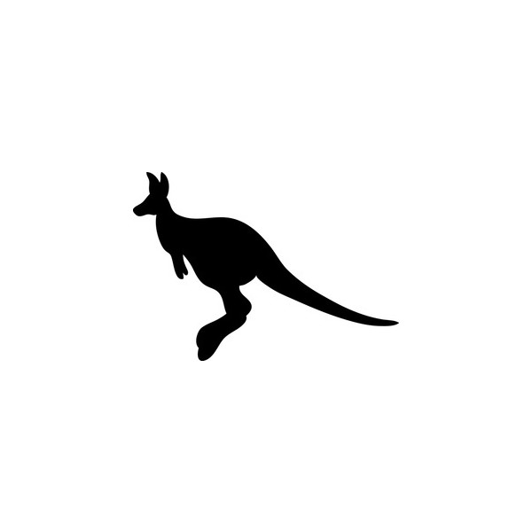 600x600 Kangaroo Clipart Silhouette
