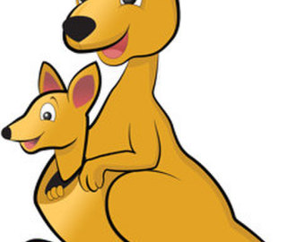 340x270 Kangaroo Clipart Yellow