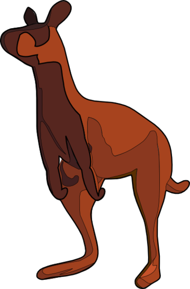 371x565 Kangaroo Clip Art