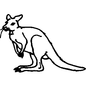 300x300 Top 93 Wallaby Clip Art