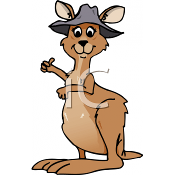 350x350 Australia Kangaroo Clipart