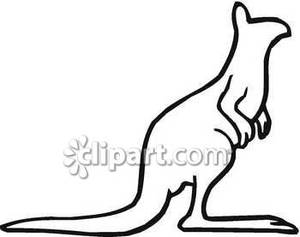 300x237 Kangaroo Clip Art