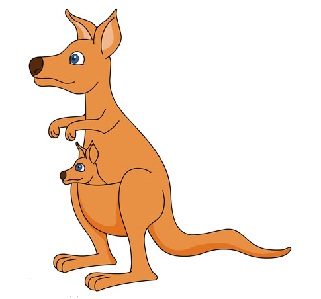 321x299 Free Kangaroo Clipart
