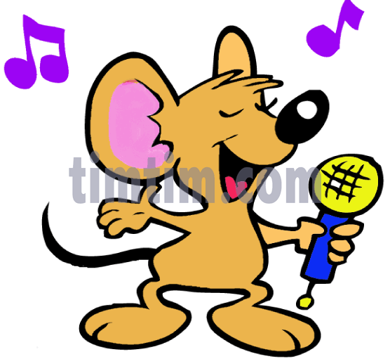 556x511 Free Drawing Of Karaoke Mouse From The Category Music Amp Bands