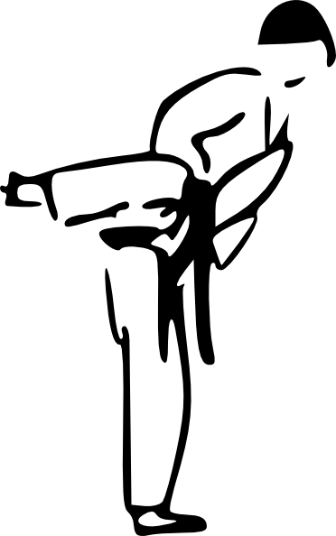 372x594 Karate Clip Art