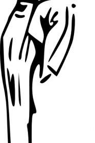 186x280 Karate Silhouette Vector Clip Art Free Vector Free Download