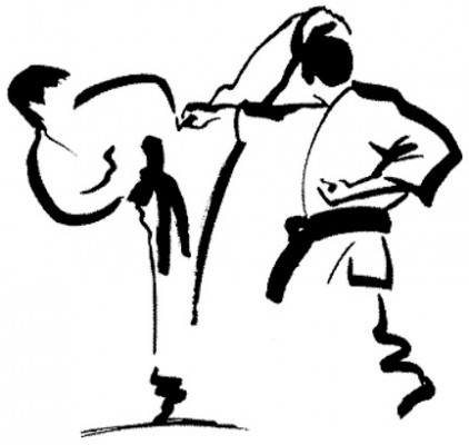 422x400 Karate Do Clipart