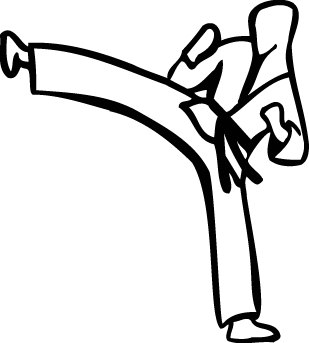 309x343 Karate Martial Arts Clipart Kid 2