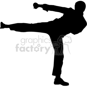300x300 Royalty Free Karate 373919 Vector Clip Art Image