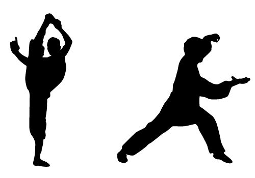 500x350 Karate Silhouette And Vector Free Download On Cliparts